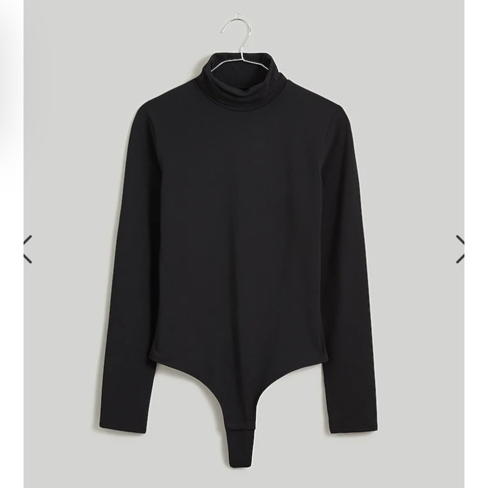 Madewell Black Turtleneck Bodysuit